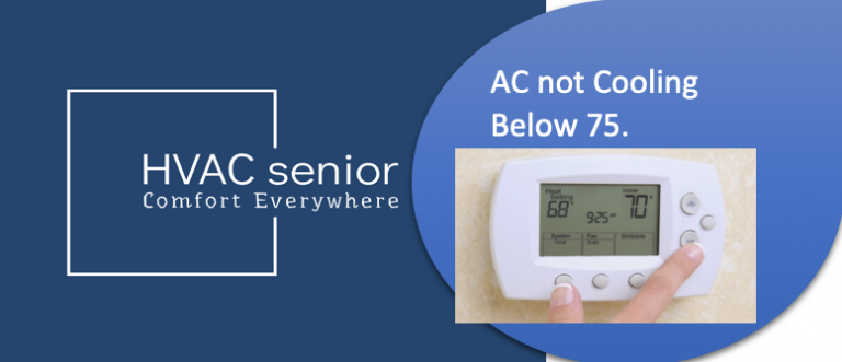 AC not Cooling Below 75.