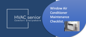 Window Air Conditioner Maintenance Checklist